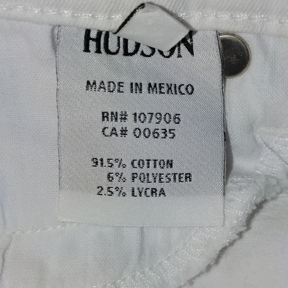 HUDSON LUNA GROMMETED SKINNY CROP 25 - Picture 10 of 15